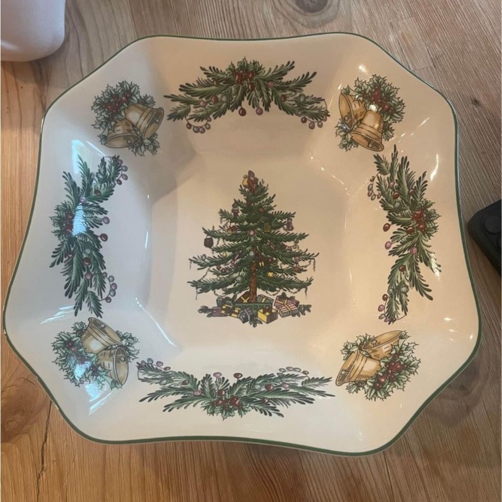Spode Christmas Tree Garland Serving Dish